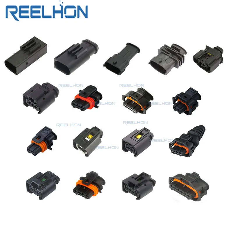 2 3 4 6 Pin Automotive Plug Socket Waterproof Wire Harness Electric Cable Terminal 1-928-403-740 936394-2 Auto Connector