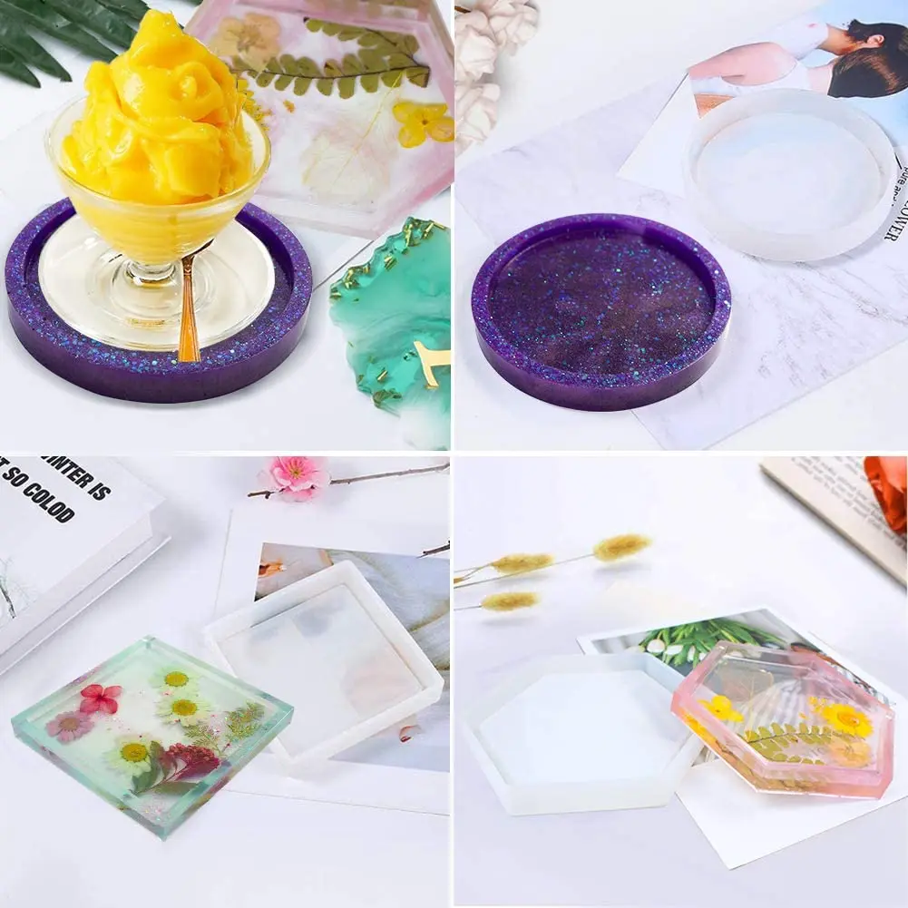 5 шт. набор силиконовых форм для подставки «сделай сам»