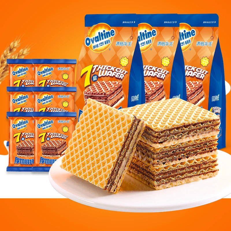 Mangehuafu Manufacturers Cookies Chocolate flavor Wafers Biscuits delicious Healthy Food Wholesale