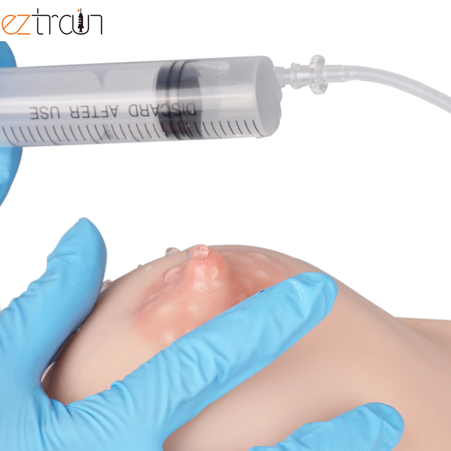 Medical Training Lactation Simulation Model Soft Silicone Single Breast Fack Boobs