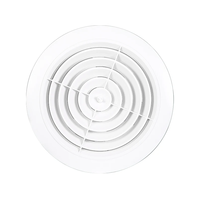 ABS material anti-insect and anti-blocking ventilation grille round blinds vents exhaust grill