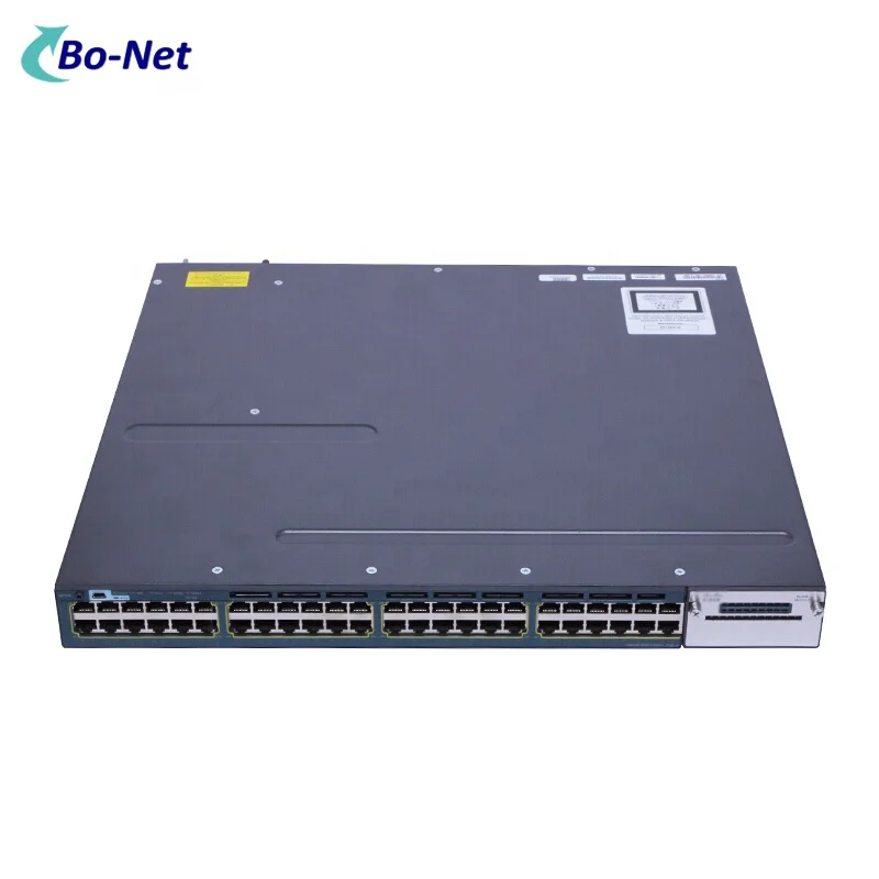 Used WS-C3560X-48PF-S 3560X 48 Port POE+ Gigabit IP Base Network Switch