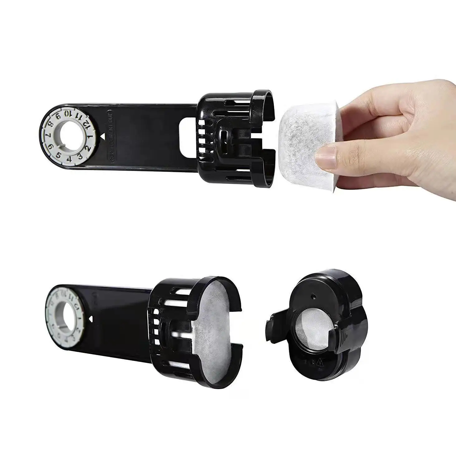 Food safe coffee makers activated cartridge set of 6 charcoal water filter for Brevile water filters