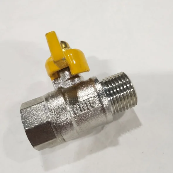 High Quality Custom Brass Butterfly Handle Gas Ball