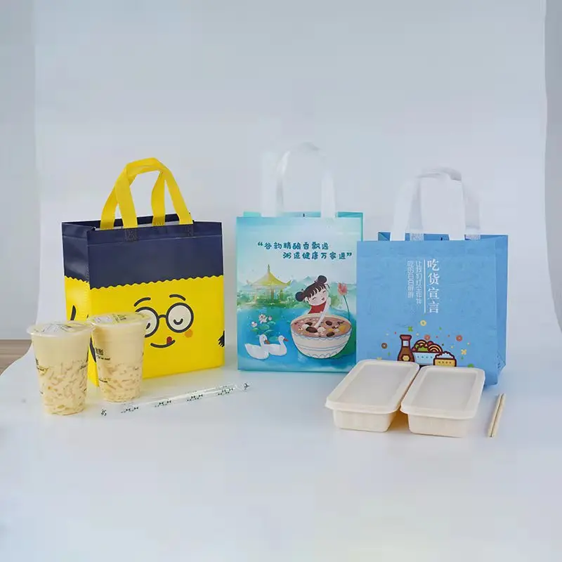 
Custom high quality coffee cup takeaway beverage bag non woven bag reusable Bags Cup Carrier 
