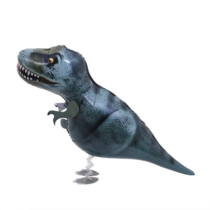 2021 cartoon pet walk aluminum foil balloon walk aluminum film balloon birthday party to push the ground stall ball wholesale