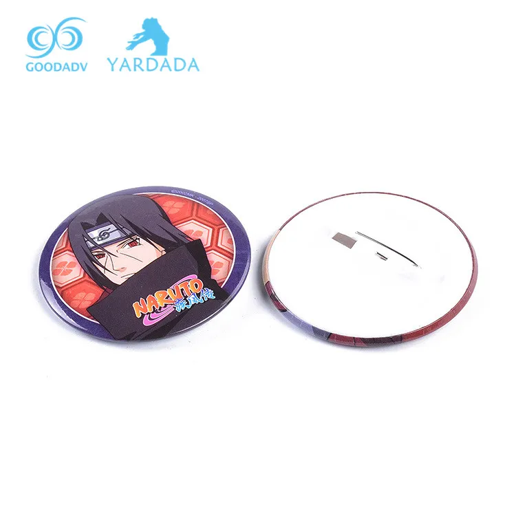 GOODADV pin button badge tin metal badge with safety pin