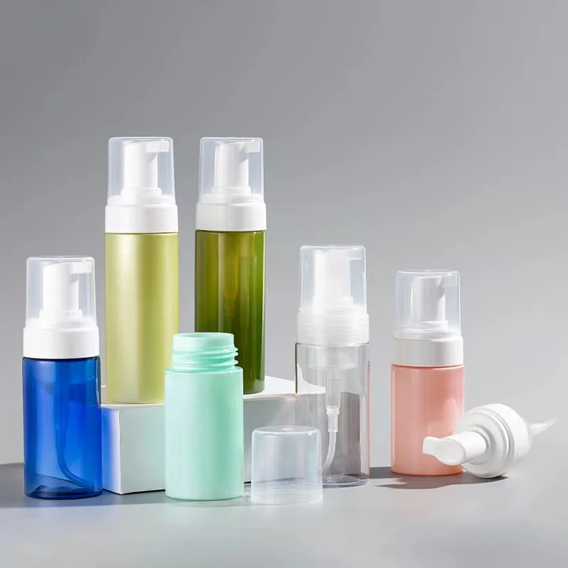 120ml 4oz pet plastic foamer pump bottle with cap for personal care foam bottles soap foam bottle cosmetic