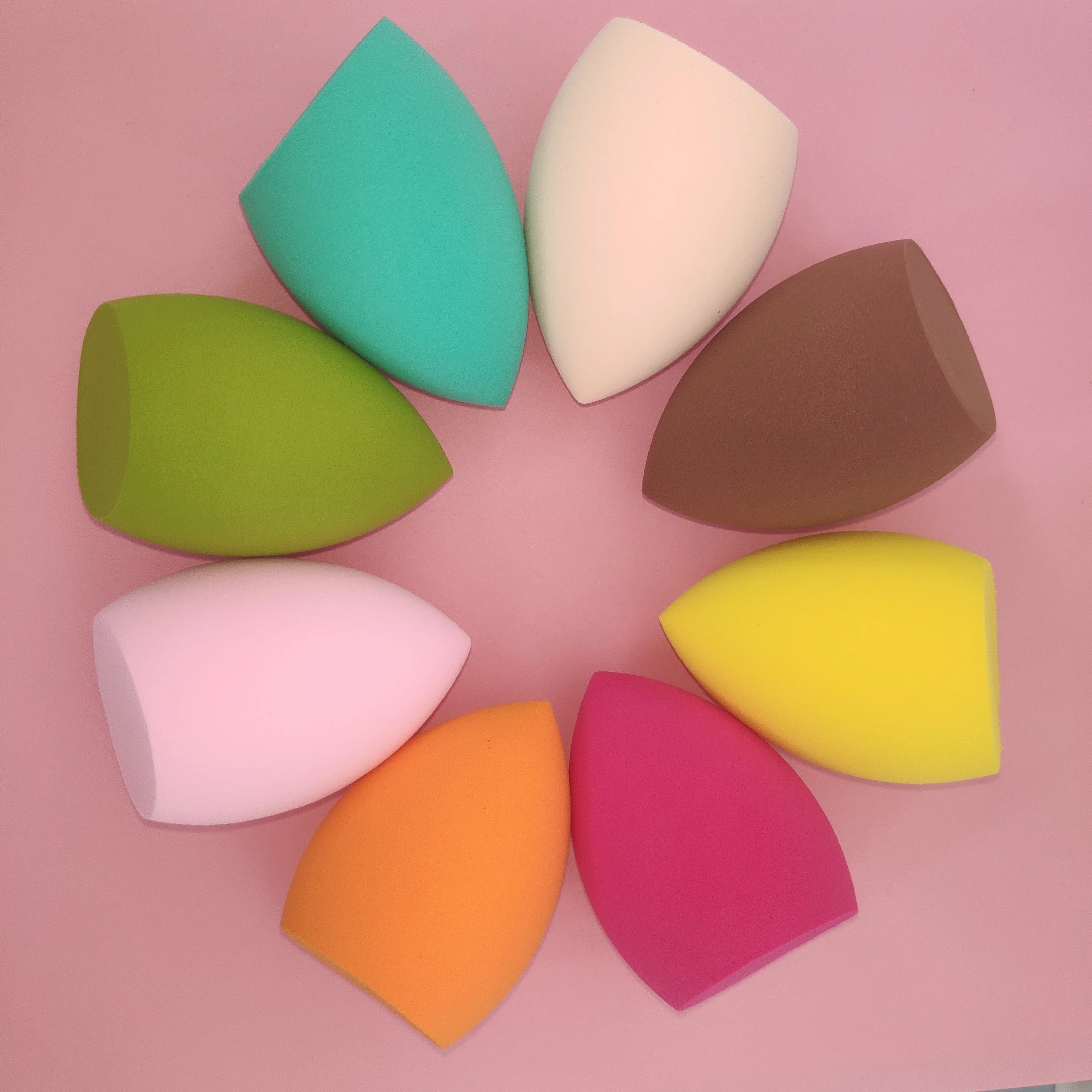 Wholesale super soft beauty makeup sponge egg cosmetics blender packaging custom logo make up sponge