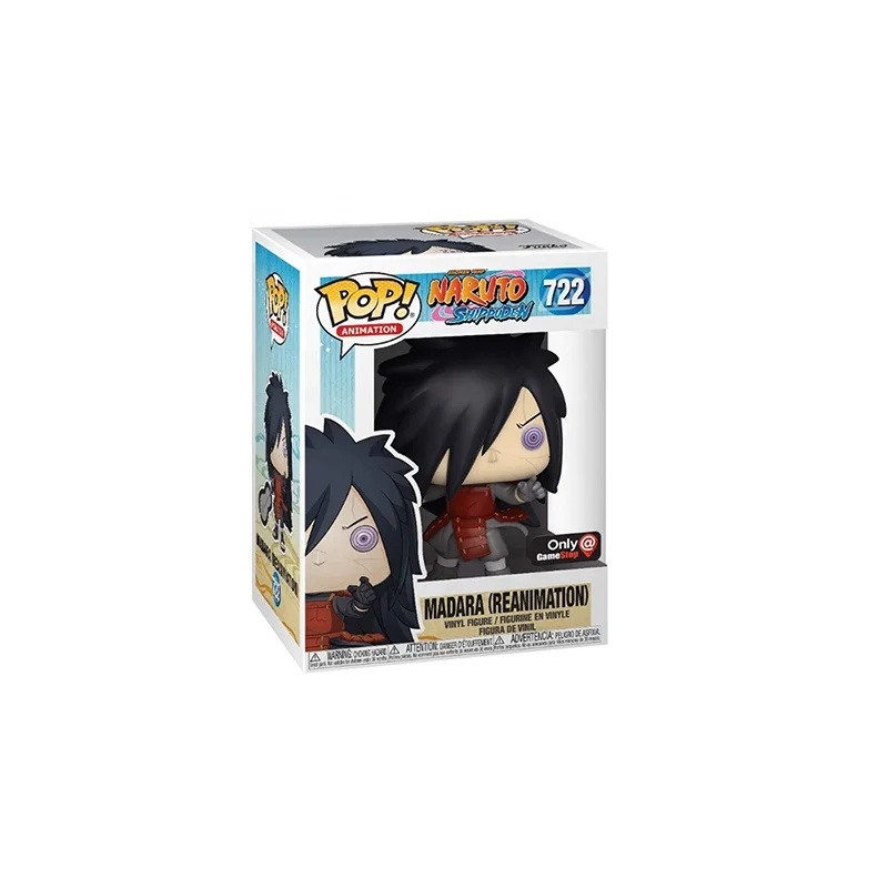  FUNKO POP Наруто Аниме Рисунок Учиха Мадара реанимации Фигурки Коллекционная модель куклы игрушки оптовая продажа