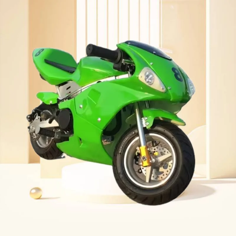 49cc мини-мотоцикл карманный велосипед с передними светодиодными фонарями