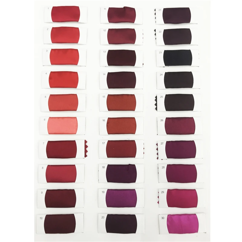 100% twisted polyester bridal matte satin fabric