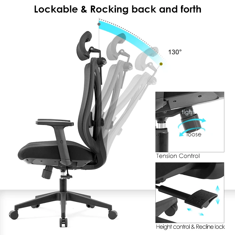 Modern Fashion Manufacturer Wholesale  High-tech Office Chair Mesh  Chair simple modern office conference chair