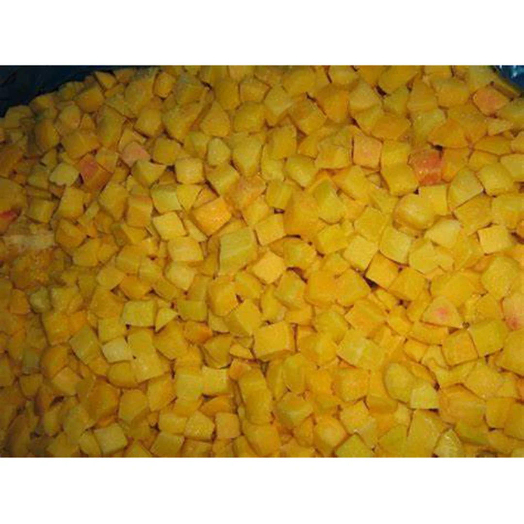 IQF Frozen Yellow Diced Peaches