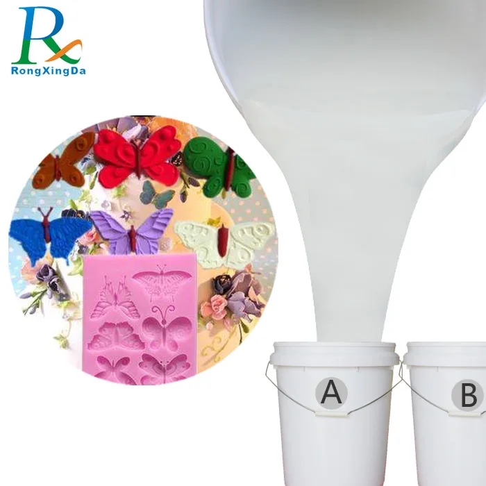 Bowknot цветок еда контакт формы platinum cure Жидкая силиконовая резина еда класс RTV-2 для торта Декор формы решений