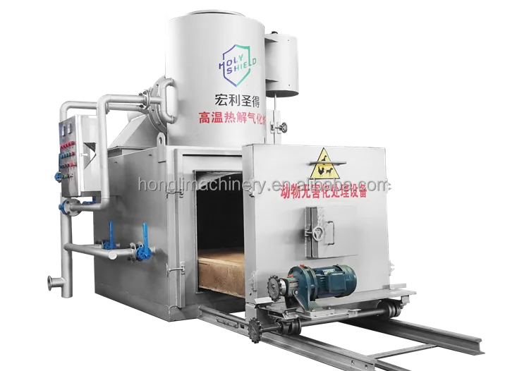 Animal Carcasses Disposal Livestock Chicken Farm Waste Incinerator For Pet Cremation