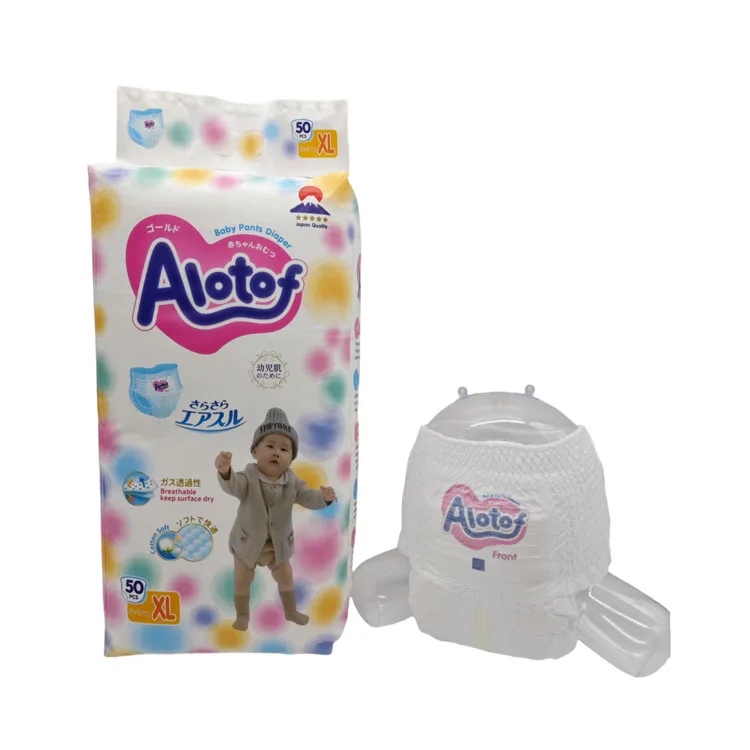 ALOTOF FREE SAMPLE Custom Factory Disposable Baby Diaper Pants Manufacturer Nappies Diapers Baby Diaper Wholesale