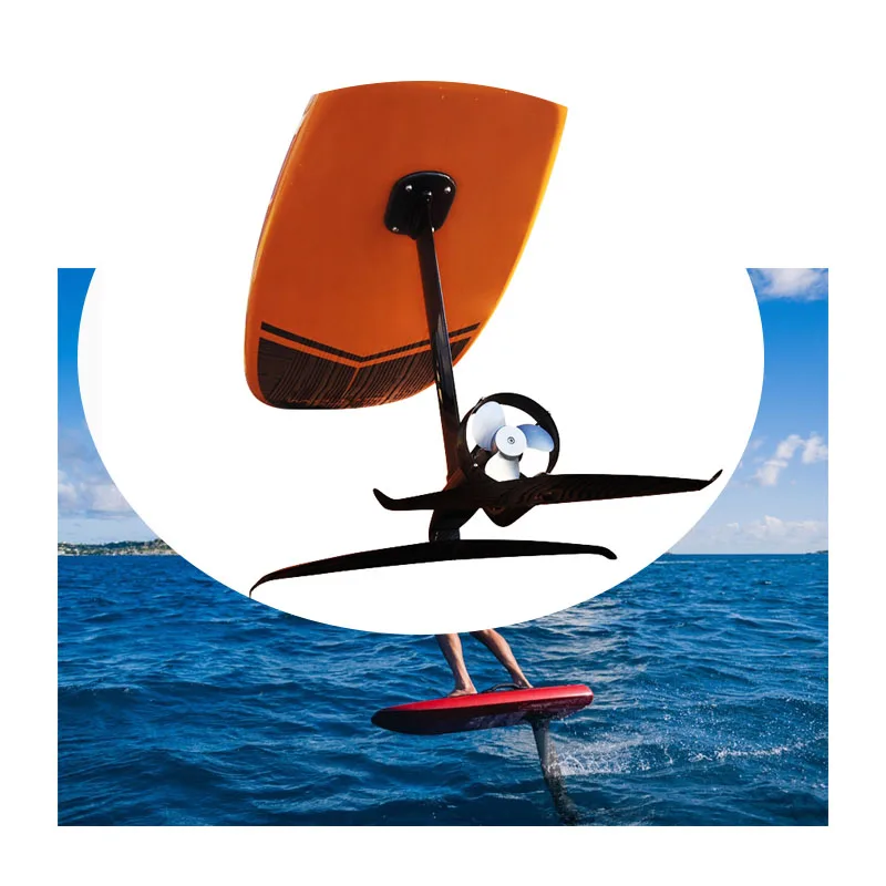 Hotsale Customized large motor 8000W Remote control Jet e-foil board Efoil Surfboard for Water Sports with carbon fiber material