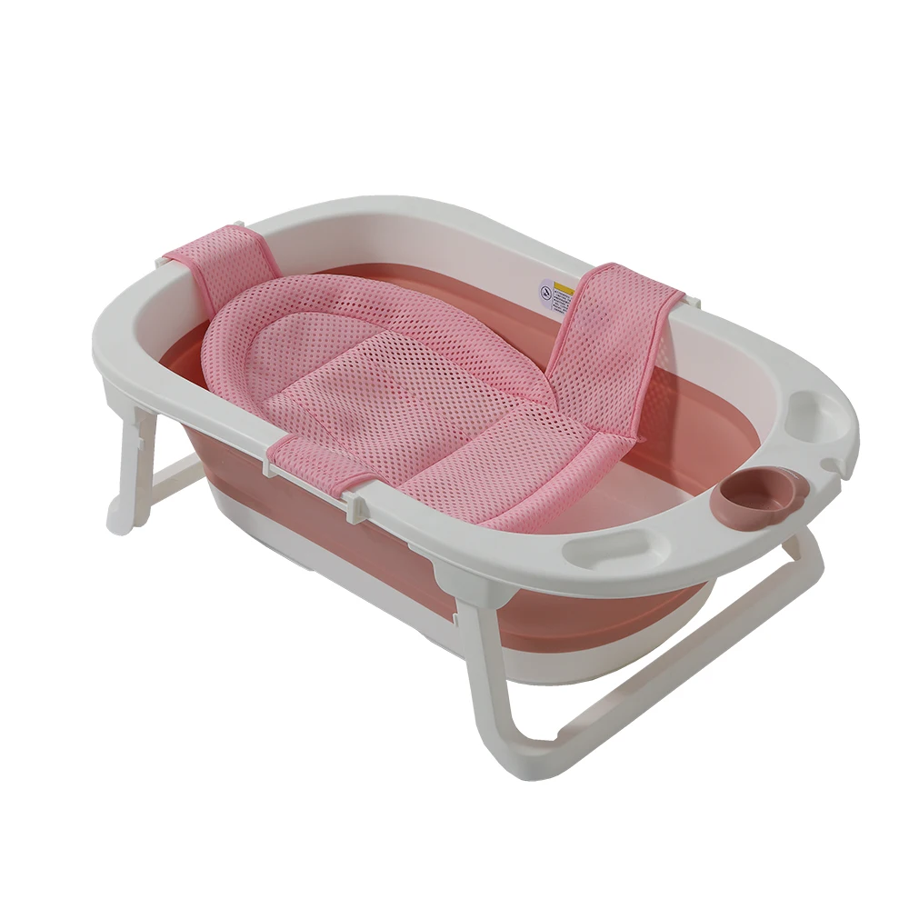 wholesale New Design Foldable Space Saving Plastic Baby Bath Basin Baby Bath Tub
