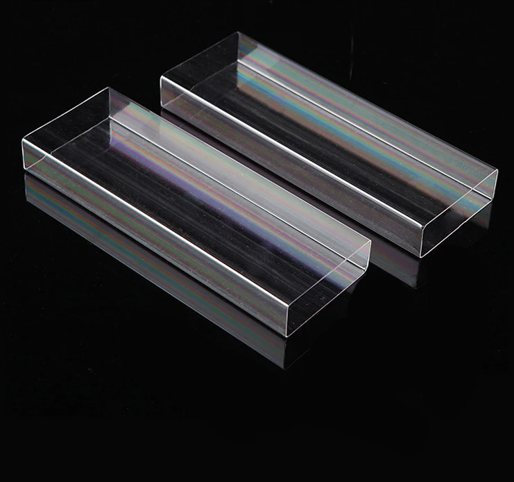 Прозрачная прямоугольная акриловая трубка JUFENG под заказ, прозрачная пластиковая прямоугольная трубка из ПММА