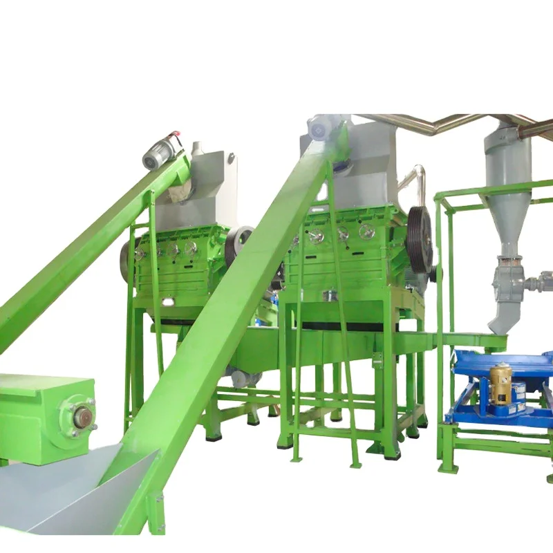 Double shaft shredder Crumb Rubber Line Made Pyrolysis Scrap Plastic and Tyre Derive Fuel for Oil Boiler tires shredders