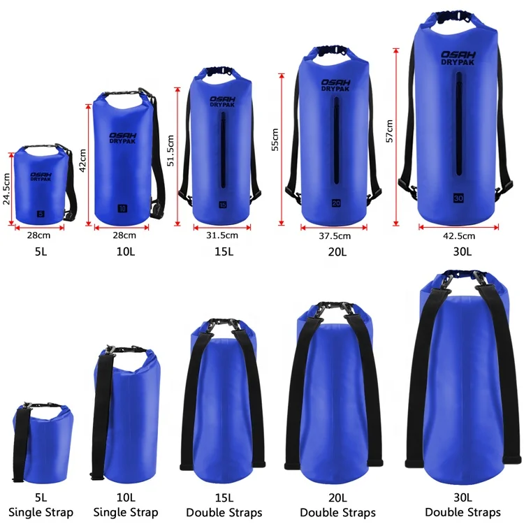 Large Capacity 30l dry bag waterproof dry tube bag, diving dry bag