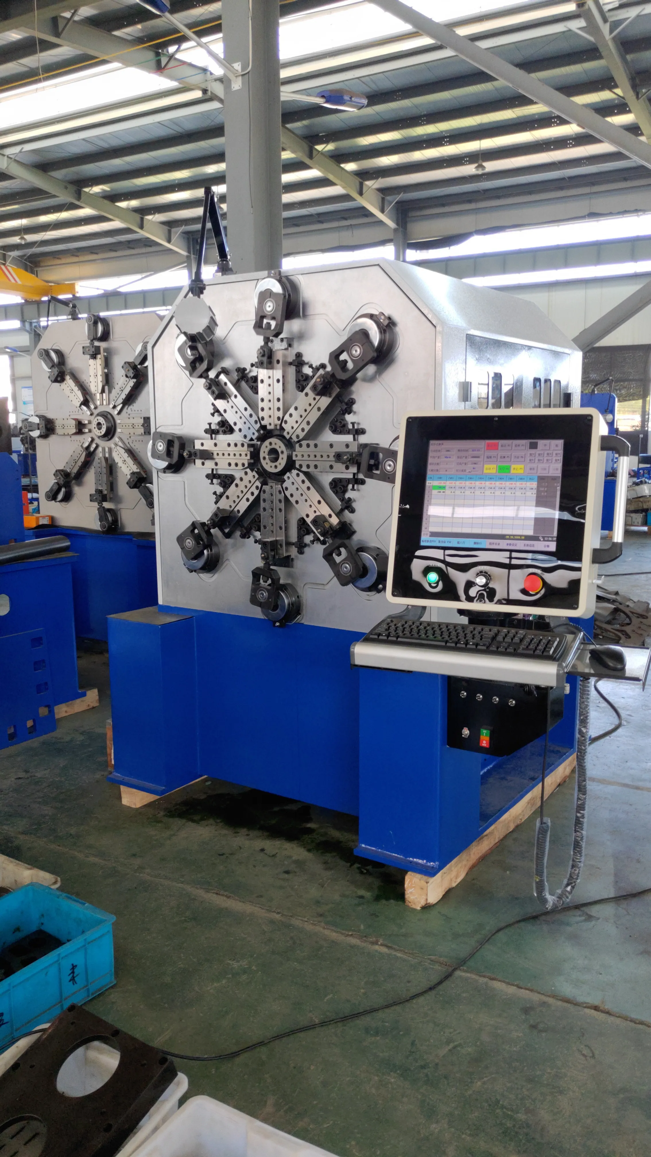YF brand CNC-1240 S-shape Zig Zag Spring Forming Machine