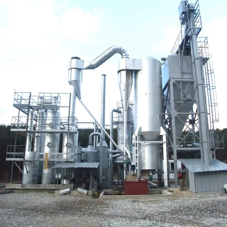5MW Circulating fluidized bed biomass gasifier power plant/solid waste gasification power generation