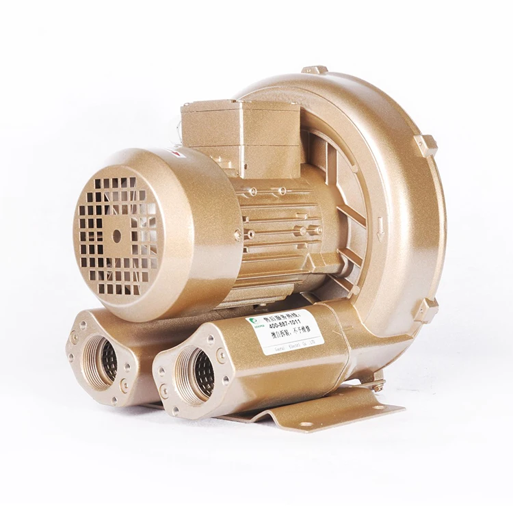 1hp 0.7kw high airflow high pressure ring air blower for biofloc