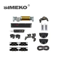 motor microwave control  SK-7002 glass  automatic slidingdoor system with safety silent