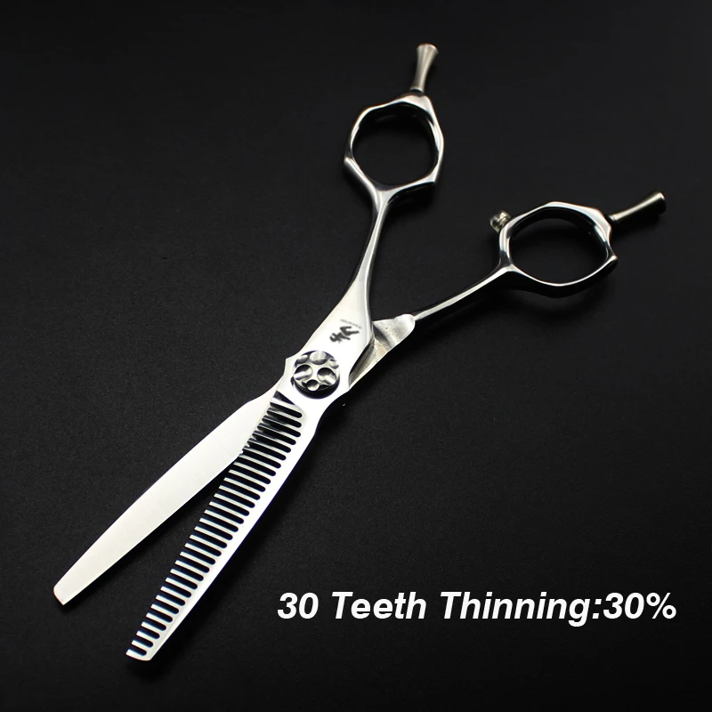 6.0 inch    XLM-01  new fashion design beauty barber scissors flat scissors tooth scissors