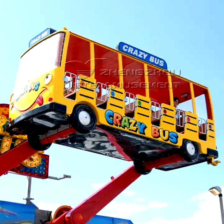 Wave crazy bus fairground тематический парк развлечений детская игра аттракционы для продажи