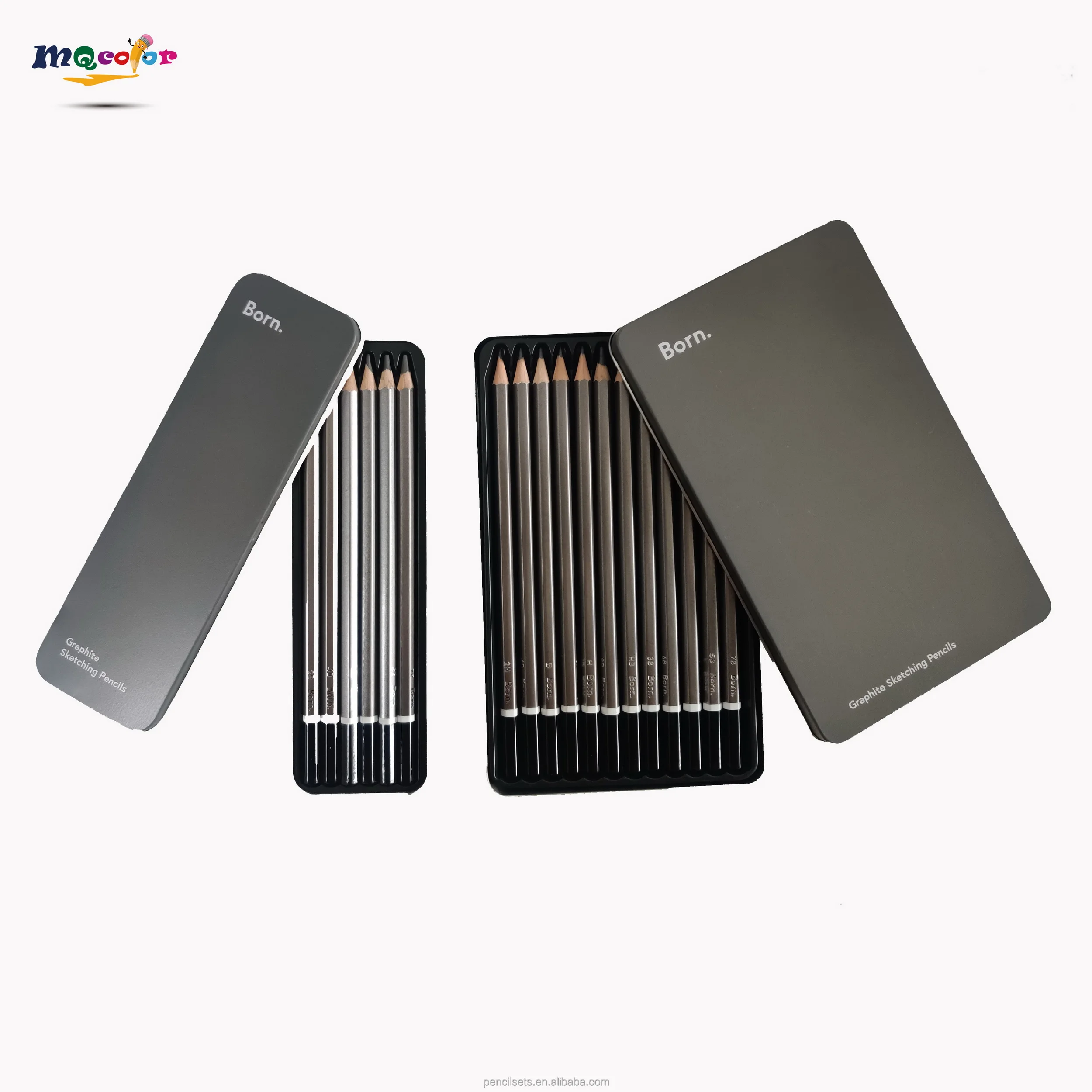 14pcs best sketch pencils & drawing pencils set  b to h