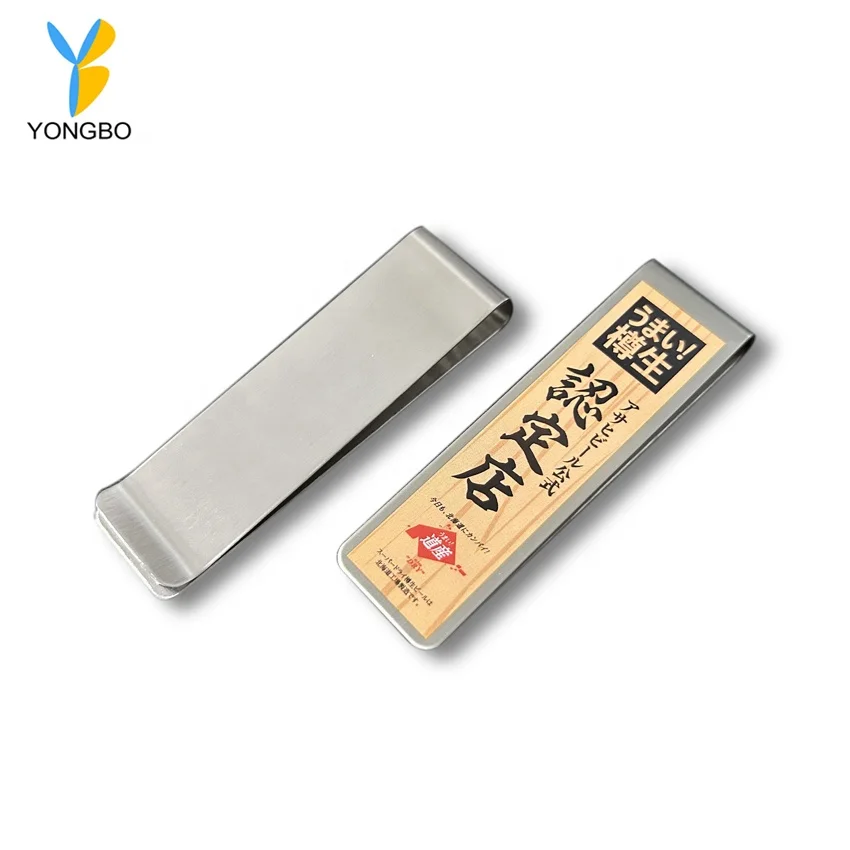 Metal Money Clip Slim Minimalist Wallet Cash Bills Spring Clips Credit Card Clamp Letter Document Holder for Men and Women