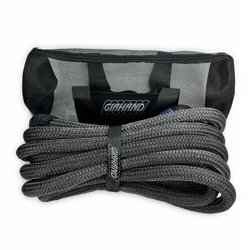 22mm  9m off road car towing  kinetic recovery rope with  protective sleeve
