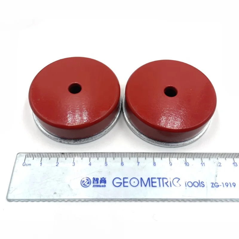 manufacture cast alnico 5 red pot horseshoe round magnet with keeper wholesale