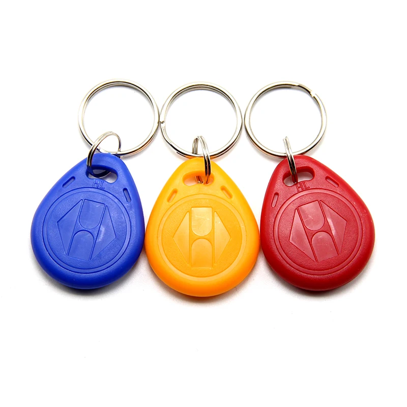 Writable temic 125KHz T5577 RFID Keyfobs Keychain card
