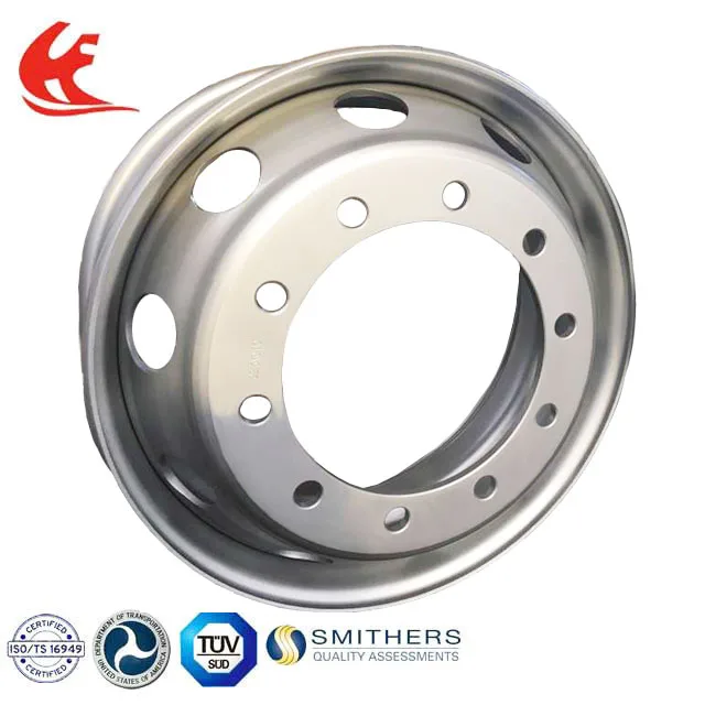 Hot sale truck accessories tire sale 22.5*11.75 inch rims truck 3m wheels jimny for 385/65 r22.5 truck tyres new design dongfeng