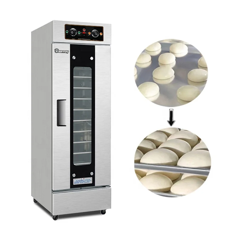 Automatic Water Intake Single double Door Full Bakery Set Electric Dough Bread Fermenting Proofer Machine