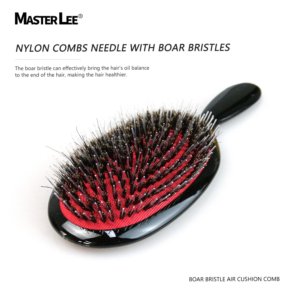 Hard Tooth Animal Brush Bright Surface Oval Detangle Hair Brush Ergonomic Design Customized Plastic Custom Hair Brush with Logo