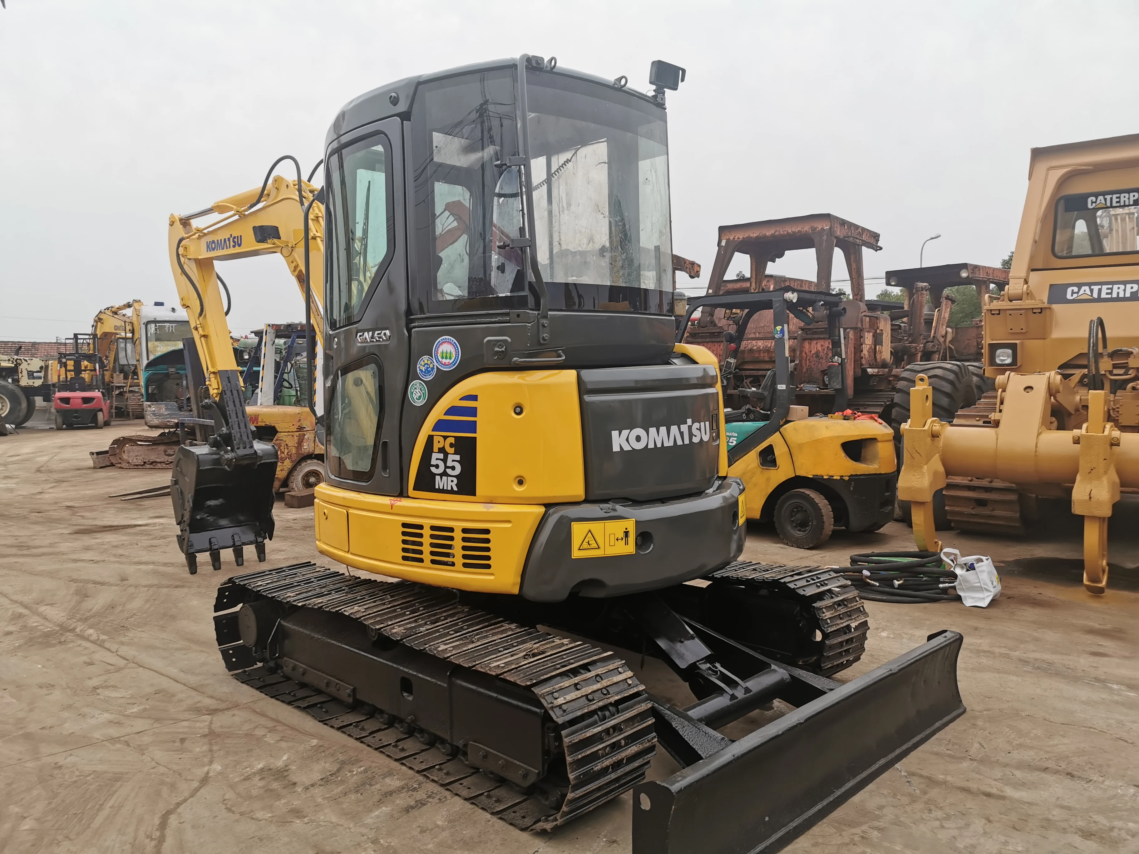 Used Komatsu PC55 PC56 Excavator 5 Ton Mini Excavator For Sale
