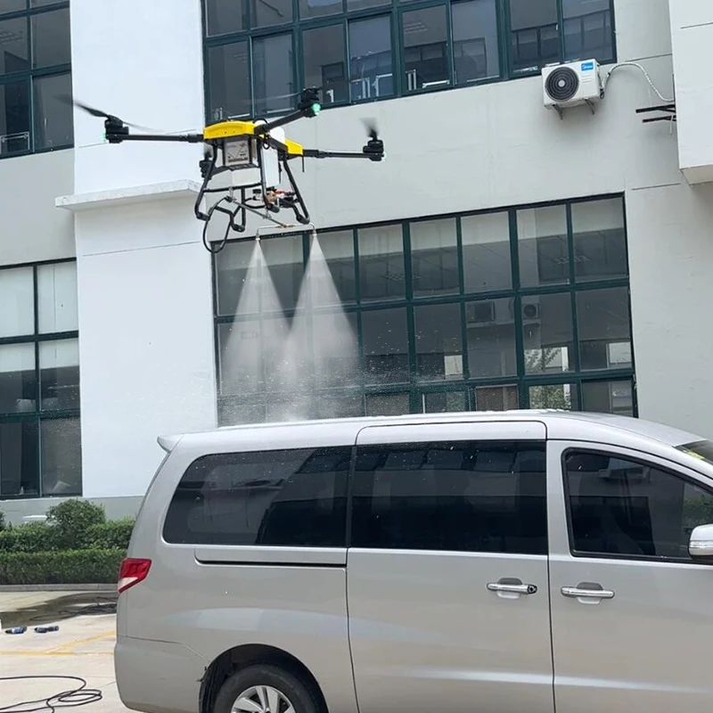 Joyance Home Use Building Cleaner New Remote-Controlled Drone with Window Cleaning Sprayer and Pump