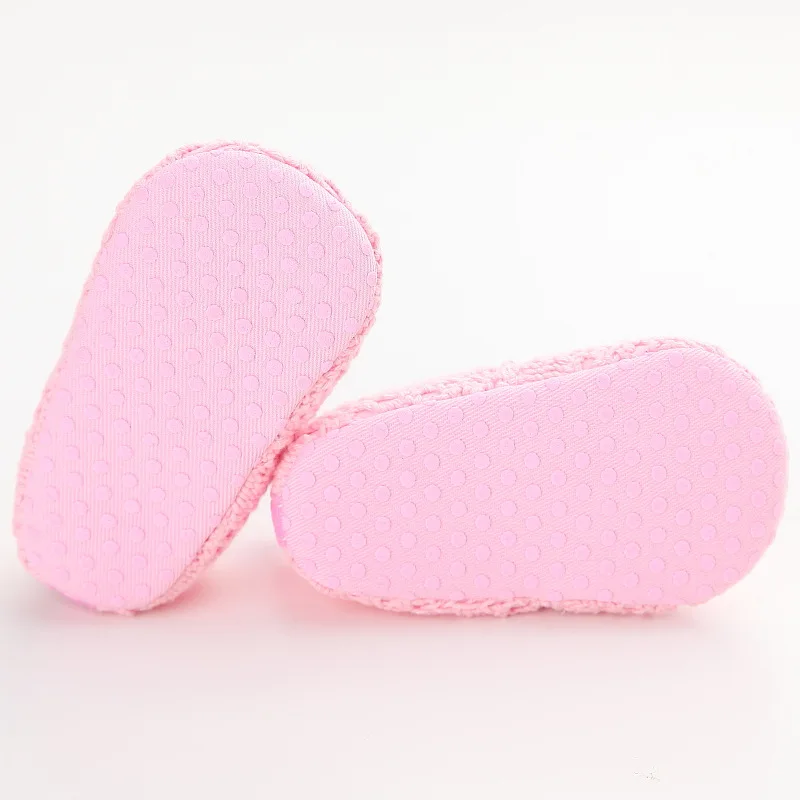 Slip-on design crochet  with 5colors soft sole wholesale baby girl shoes