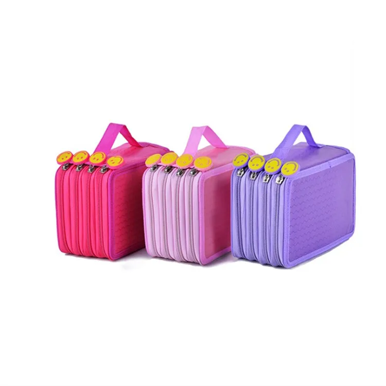 School Pencil Cases for Girls Boy Pencilcase 72 Holes Pen Box Penalty Multifunction Storage Bag Case Pouch Stationery Kit (62263166944)