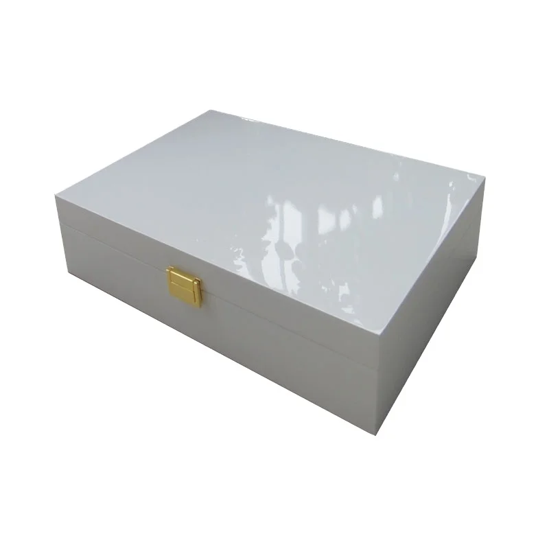 White Piano Lacquer Wooden Box YIXING3800