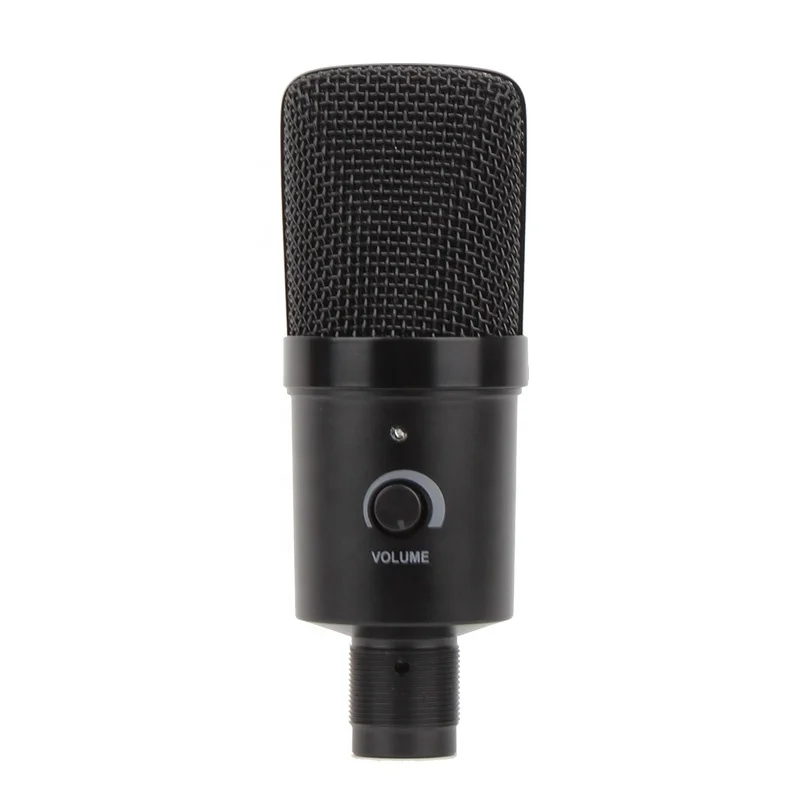 Профессиональный Студийный конденсаторный USB-микрофон со штативом и подставкой для телефона ПК Skype онлайн-игр