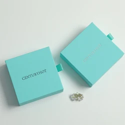 9*9 Box and 8*8cm Bag Set Jewelry Packaging Box Plus Microfiber Jewelry Bag Kraft Paper Drawer Bracelet Necklace Earring Box