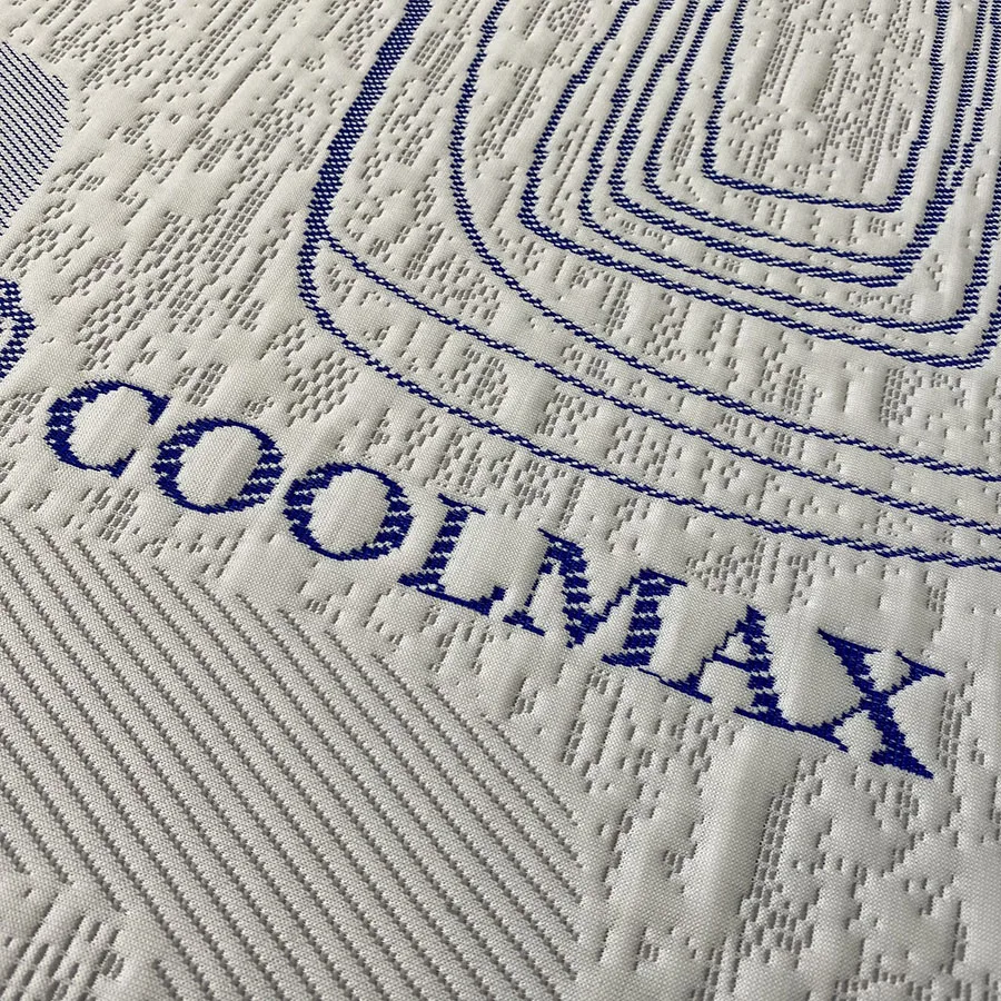 Coolmax Knitted Jacquard  Quilted Mattress Pad Cover Fabric