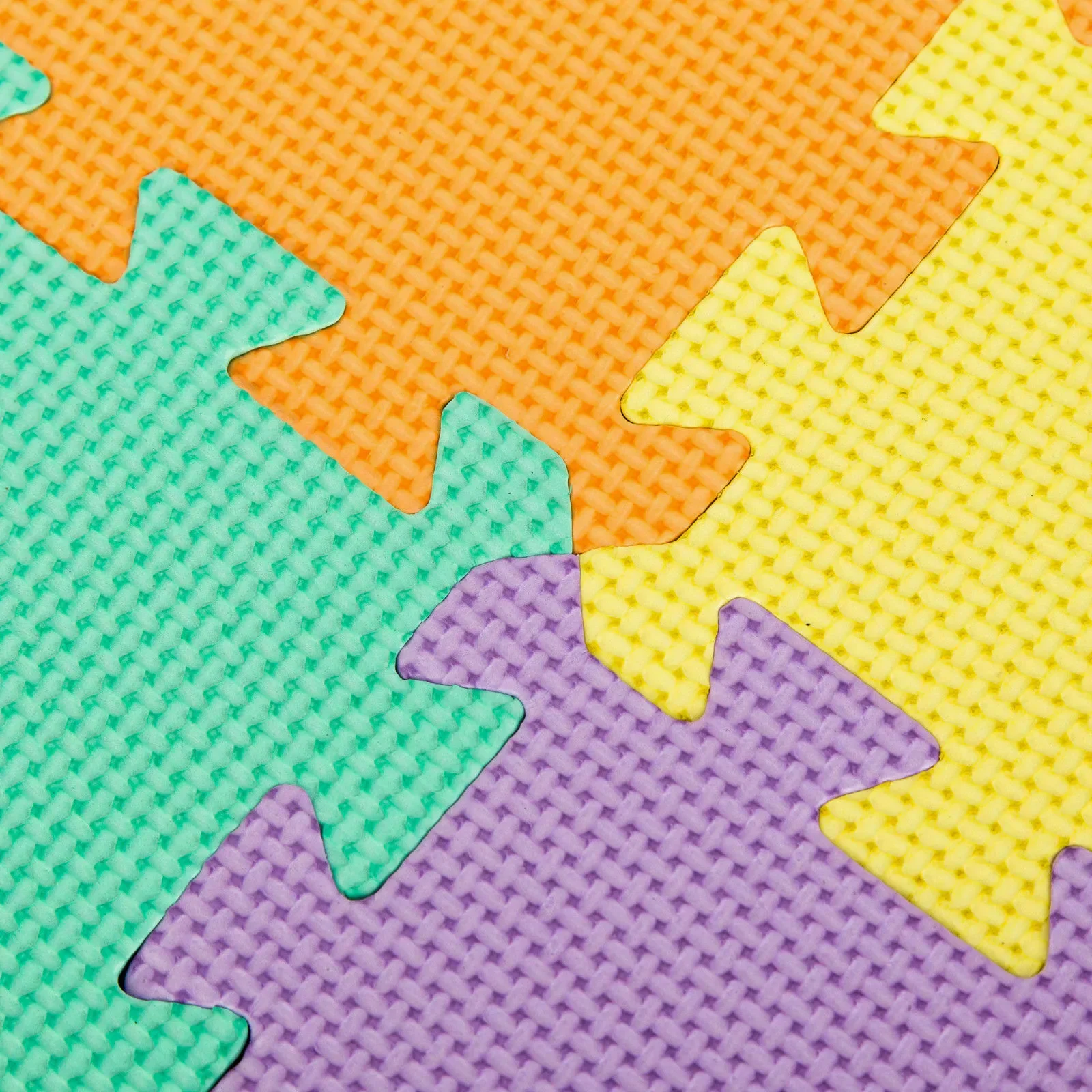 Gym Flooring Interlocking EVA Soft Foam Floor Puzzle Play Workout Exercise Mats