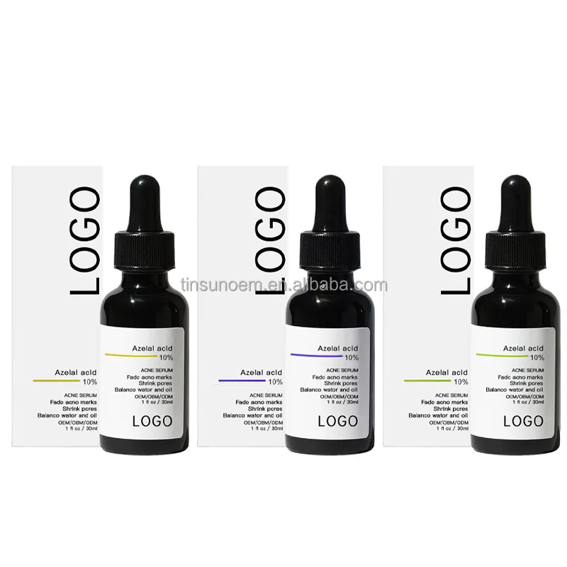 wholesale korean skin care acne serum Reduce blackhead pores acne scar removal serum azelaic acid serum for face
